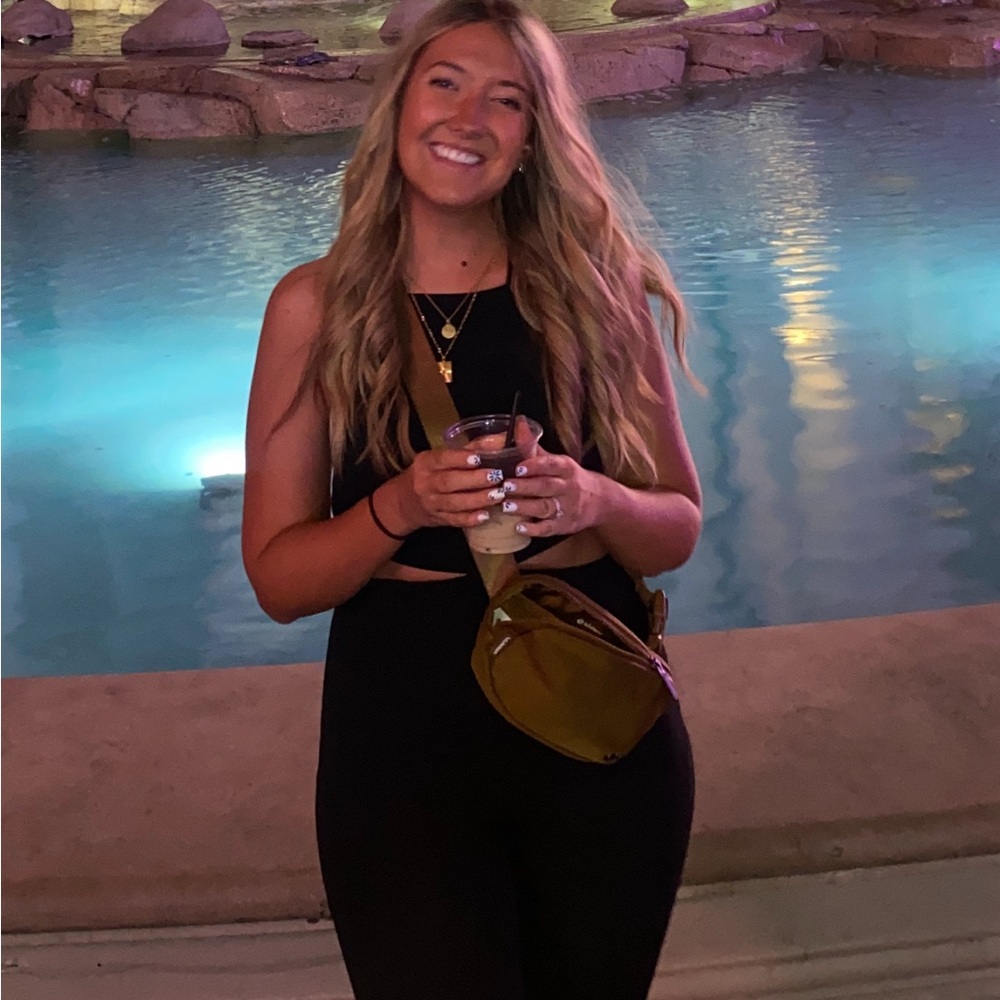 Hello Molly Strappy Back Cutout Black Jumpsuit